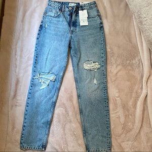 Zara classic mom fit jeans (with tags!)